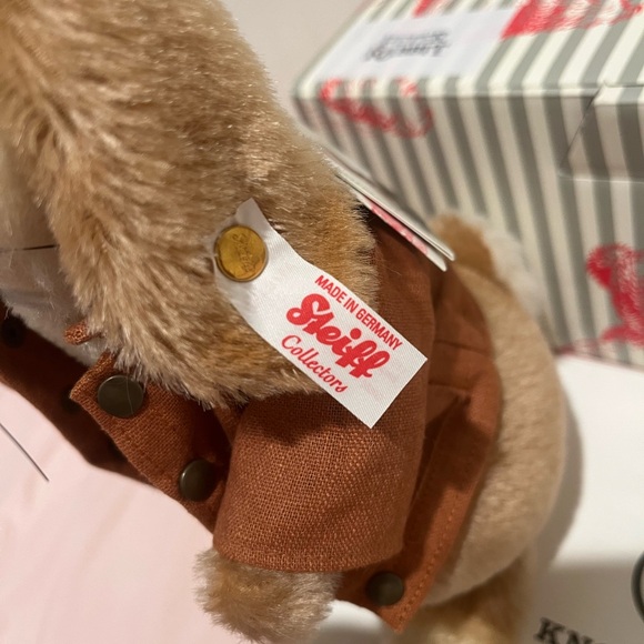 Steiff Peter Rabbit Brown Plush Rabbit with Jacket - Picture 3 of 5